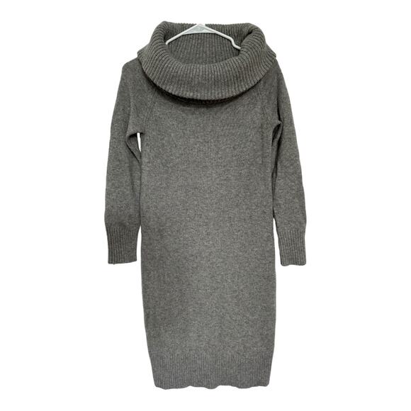UNIGLO sweater dress with large turtleneck in gray size small - Picture 3 of 16